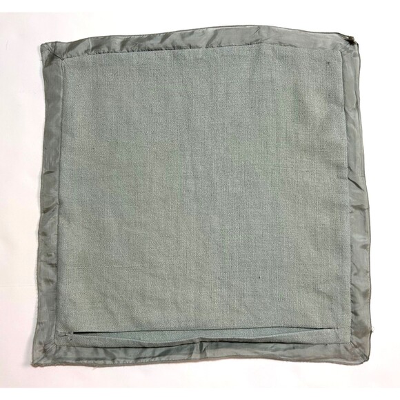 Pottery Barn Linen Sage Green Sea Foam Throw Pillow Cover 20" X 20" - Picture 2 of 6